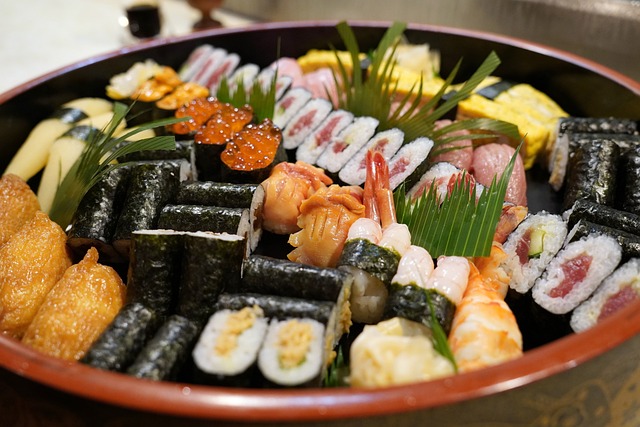 sushi, japanese food